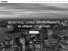 Tablet Screenshot of lumex.com.au
